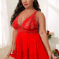 All Night Long 2 Piece Babydoll Set