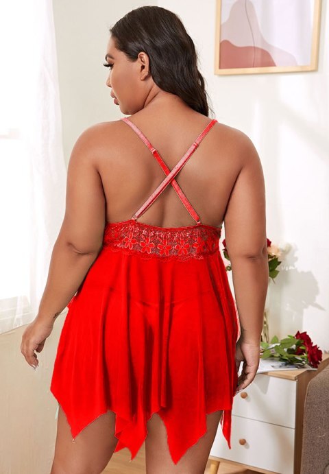 Forbidden Fling Lace Baby Doll 2 Piece Set