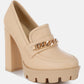 Y2K Chunky High Block Heeled Loafers