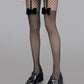 All-in-One Bow Mesh Tights