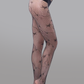 Star-Decorated Mesh Tights