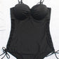 Crisscross Strappy One Piece Swimsuit