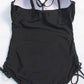 Crisscross Strappy One Piece Swimsuit