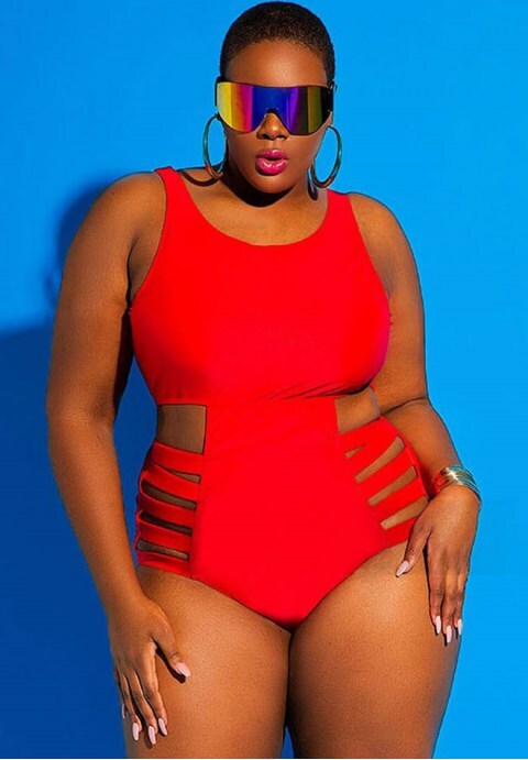 Cutout Strappy One Piece Swimsuit