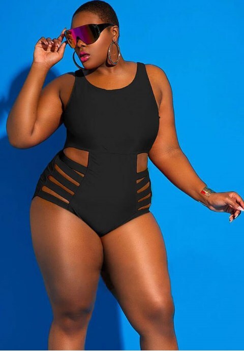 Cutout Strappy One Piece Swimsuit