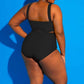 Cutout Strappy One Piece Swimsuit