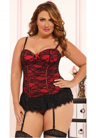 Floral Lace Bustier