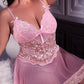 Shy Around You Lace Chemise Set