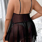 Plus Size Addicted To Love Lace Babydoll