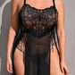Lace Lingerie Gown Set