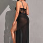 Lace Lingerie Gown Set