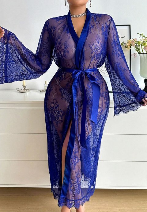 Dot Away With It Lace Robe Set
