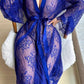 Dot Away With It Lace Robe Set