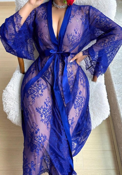Dot Away With It Lace Robe Set