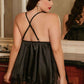 Elegant Satin Babydoll