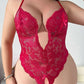 Deep V Lace Teddy
