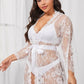 Enchanting Eyelash Lace Robe