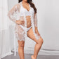 Enchanting Eyelash Lace Robe