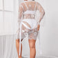 Enchanting Eyelash Lace Robe