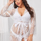 Enchanting Eyelash Lace Robe