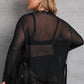 Eyelash Lace Robe and G-String