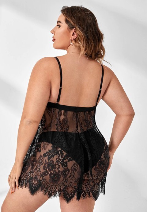 Flirty Lace Babydoll Set