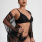 Eyelash Lace Robe and G-String