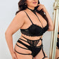 Never Ending Love Lace Garter 3 Piece Set