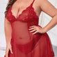 Fiercely Floral Babydoll Set