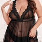 Nora Lace Empire Babydoll Set