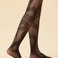 Snake Pattern Fishnet Tights