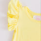 Yellow S/S Flutter Bodysuit