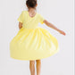 Yellow S/S Pocket Twirl Dress