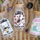 Zodiac Astrology Horoscope Glass Cup, Mug & Tumbler with Lid and Straw