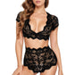 Cap Sleeve Bra and Panty Set