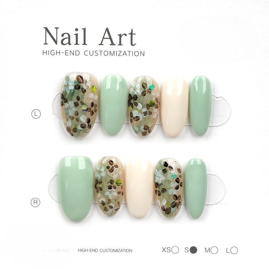 Handmade press on nails fake nails removable Handmade Drawing Nails