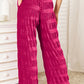 “Muyan” Velvet Wide Leg Pants