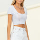 “Daydream” Lace-Up Top