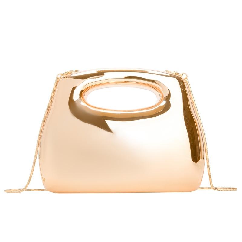 Acrylic square box clutch bag