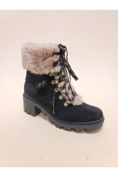 VINI FUR COMBAT BOOTIES