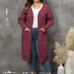 Long Sleeve Pocketed Cardigan