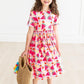 Watermelon Wonder S/S Pocket Twirl Dress