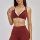 The New Seraphine Layered V Sports Bra Shorts 2-Piece Set