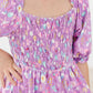 Playful Posy Smocked Ruffle Dress
