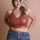“Fox” Leather Bralette