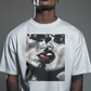 REBEL HOMME 2 WHITE Oversized Boxy Tee