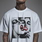 REBEL FEMME WHITE Oversized Boxy Tee