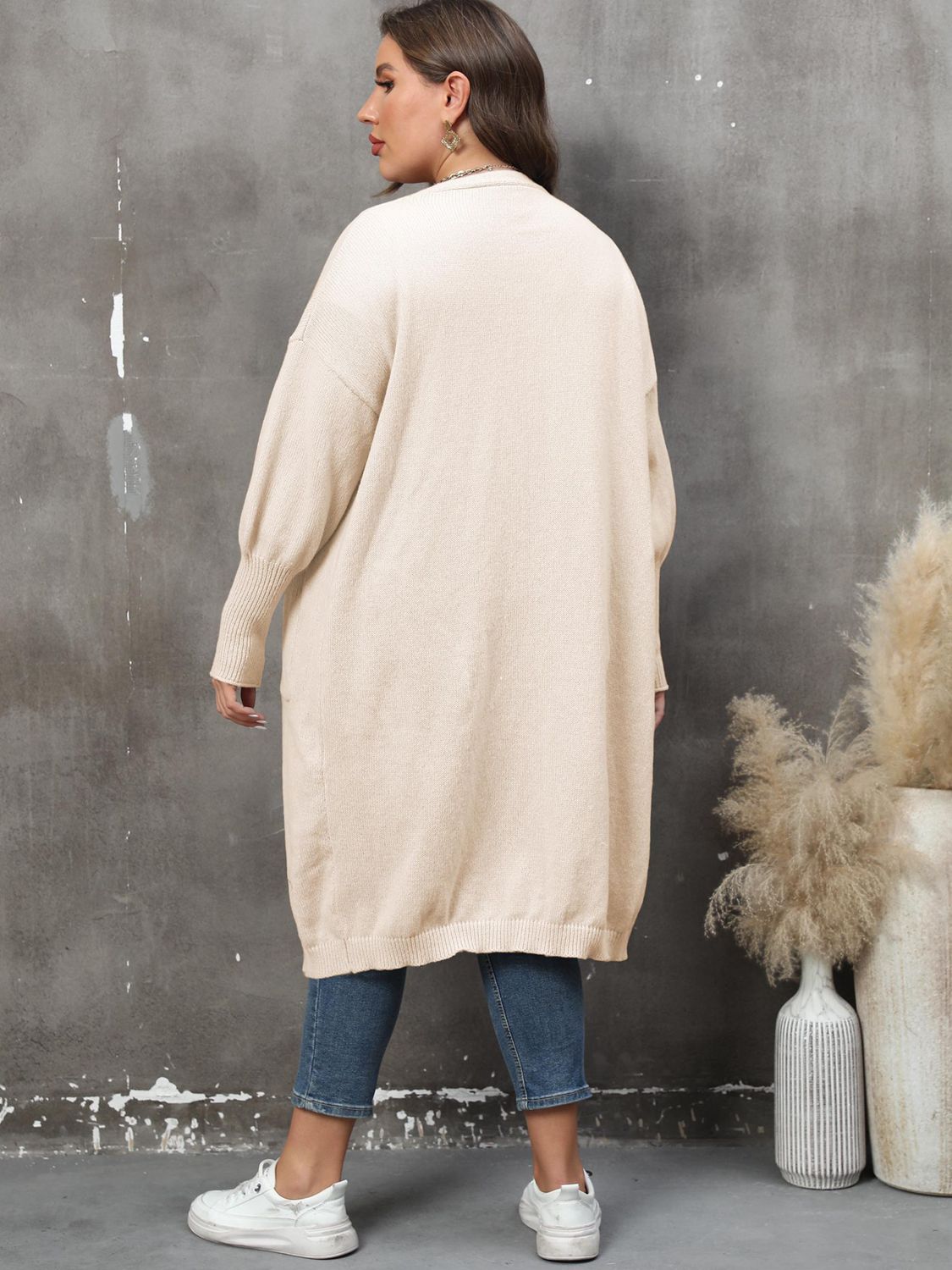 Long Sleeve Pocketed Cardigan