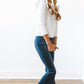 Denim Blue Velvet Bells