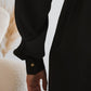 Adele Silk Long Robe with Cuffs